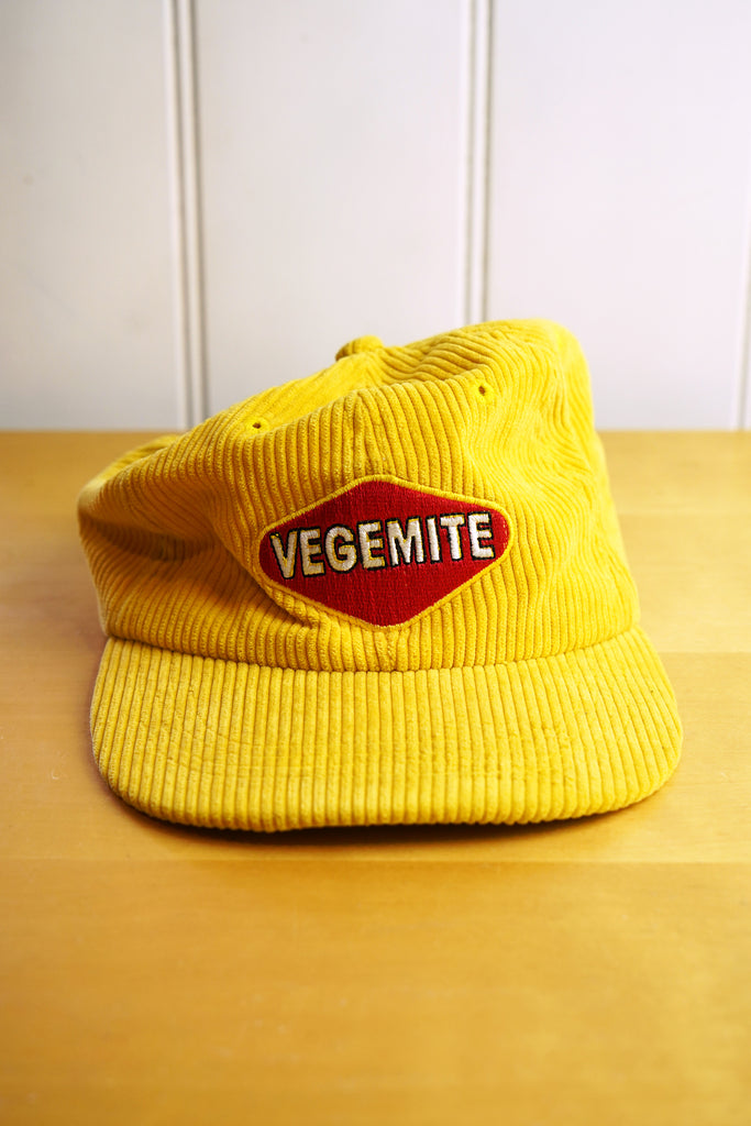 Vintage Cap - Vegemite Yellow Corduroy Dad Hat