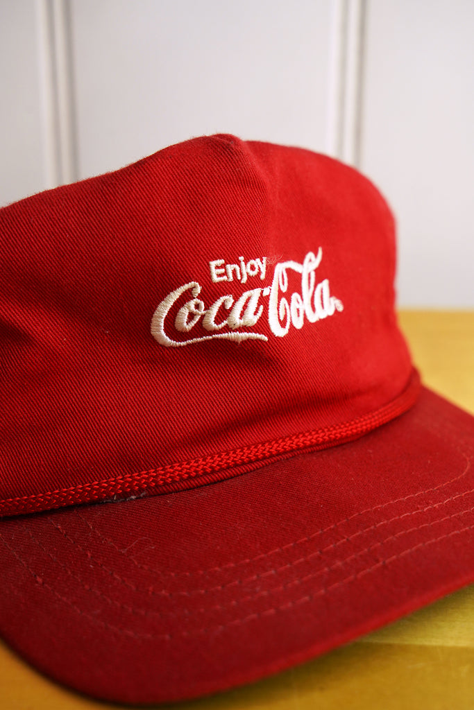 Vintage Cap - Coca Cola Red Snapback Hat