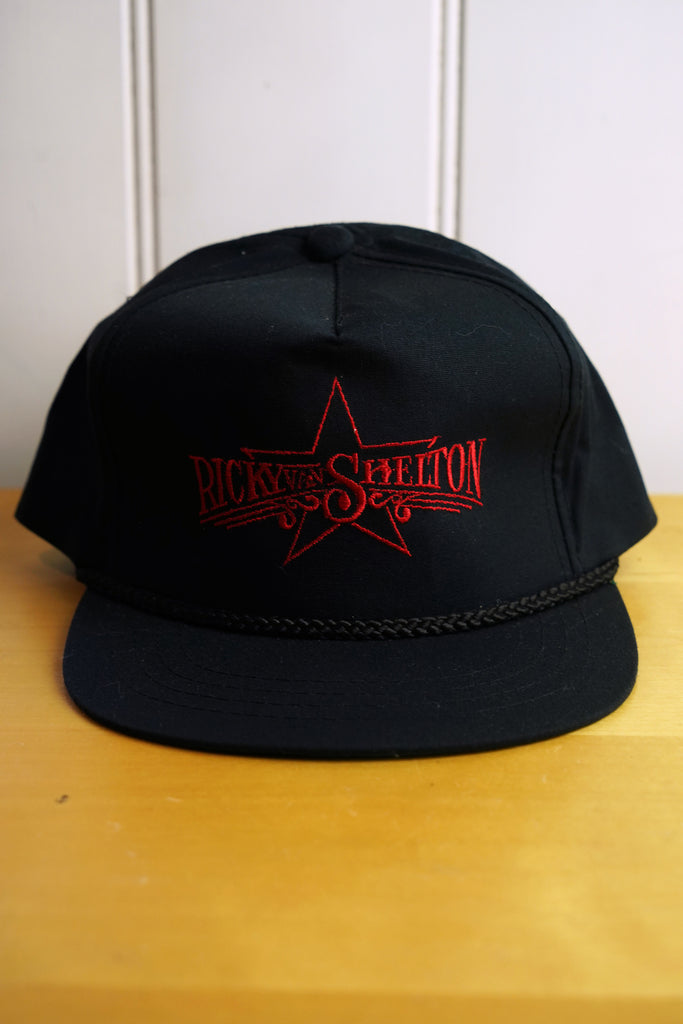 Vintage Cap - Ricky Van Shelton Black Snapback Hat
