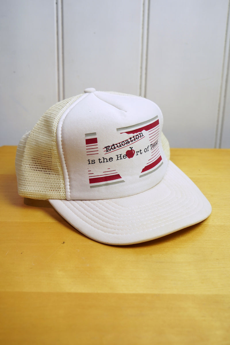 Vintage Hat “Education Texas Trucker"