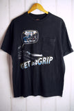 Vintage Harley - Get a Grip Black Tee - Medium