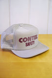 Vintage Hat “Contel Safety Trucker"