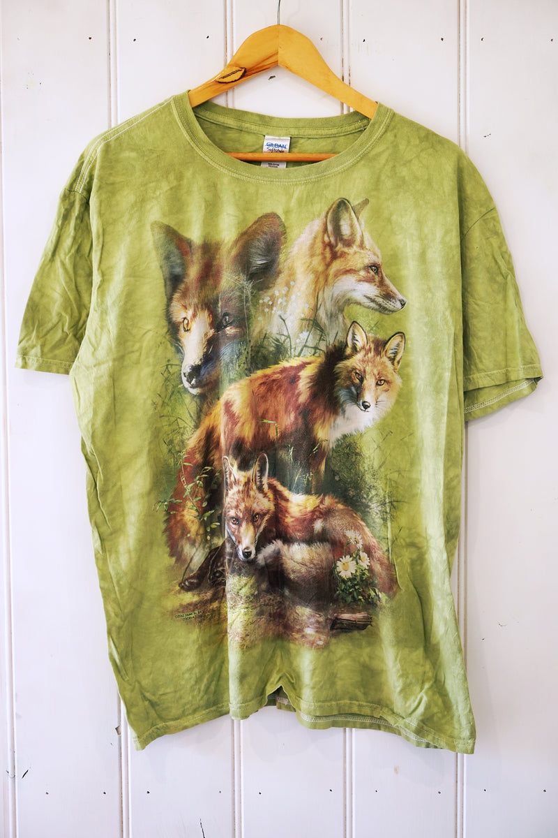 Vintage Animal - Fox Green - XLarge