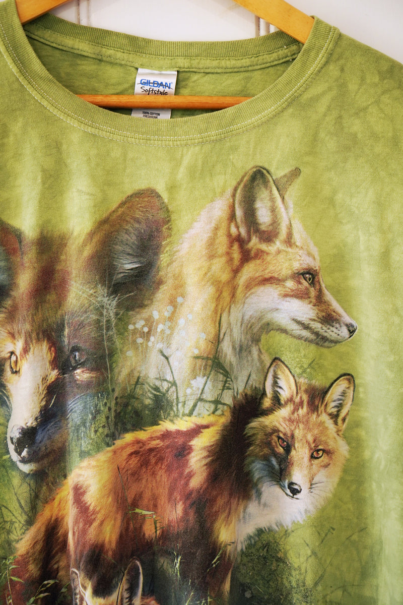 Vintage Animal - Fox Green - XLarge