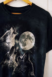 Vintage Animal - Wolves Black - Small