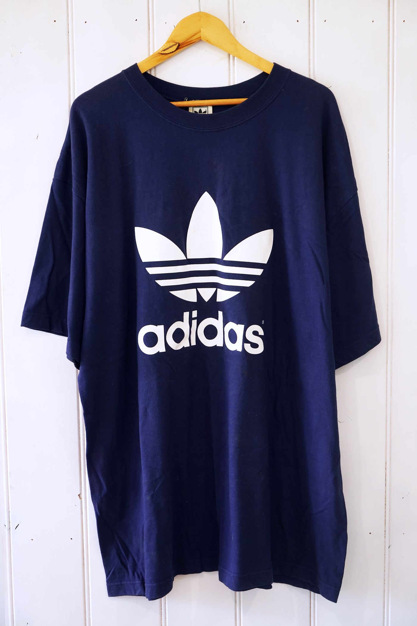 Vintage Adidas Adidas Navy Tee 3XLarge The Bruns Shop