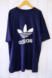 Vintage Adidas - Adidas Navy Tee - 3XLarge