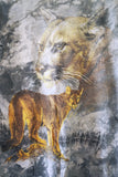 Vintage Animal - Mountain Lion Tie Dye - Medium