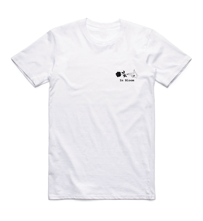 In Bloom - In Bloom 'Rose - White' Tee - T-Shirt - Stock & Supply Stores