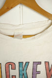 Vintage Cartoon - Mickeys White Tee - XLarge