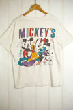 Vintage Cartoon - Mickeys White Tee - XLarge