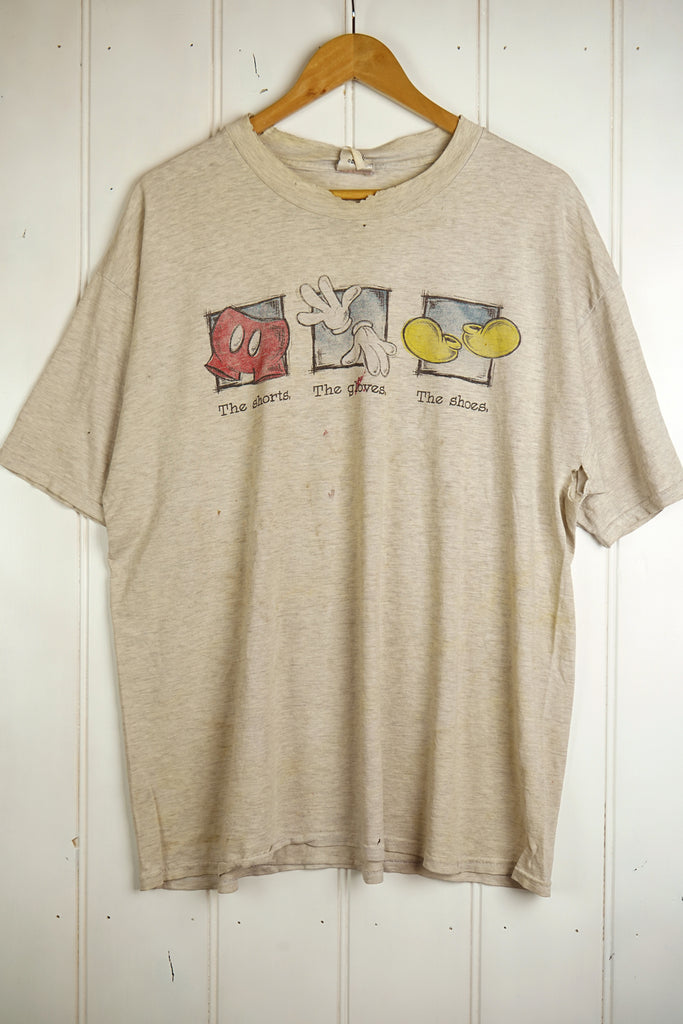 Vintage Cartoon - The Mouse Grey Tee - Large