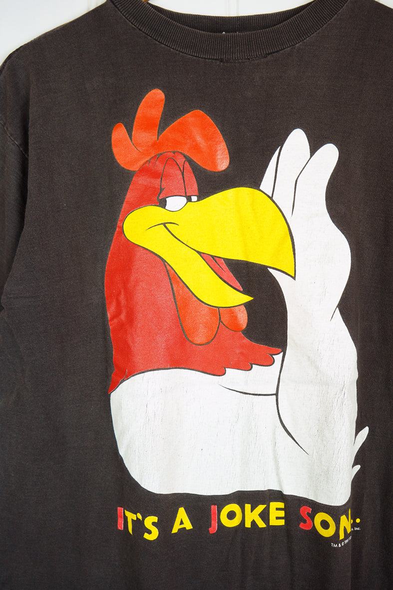 Vintage Pop Culture - Joke Black Tee - Medium