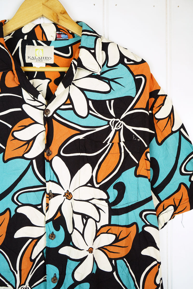 Vintage Party Shirt - Kalaheo Shirt - Large