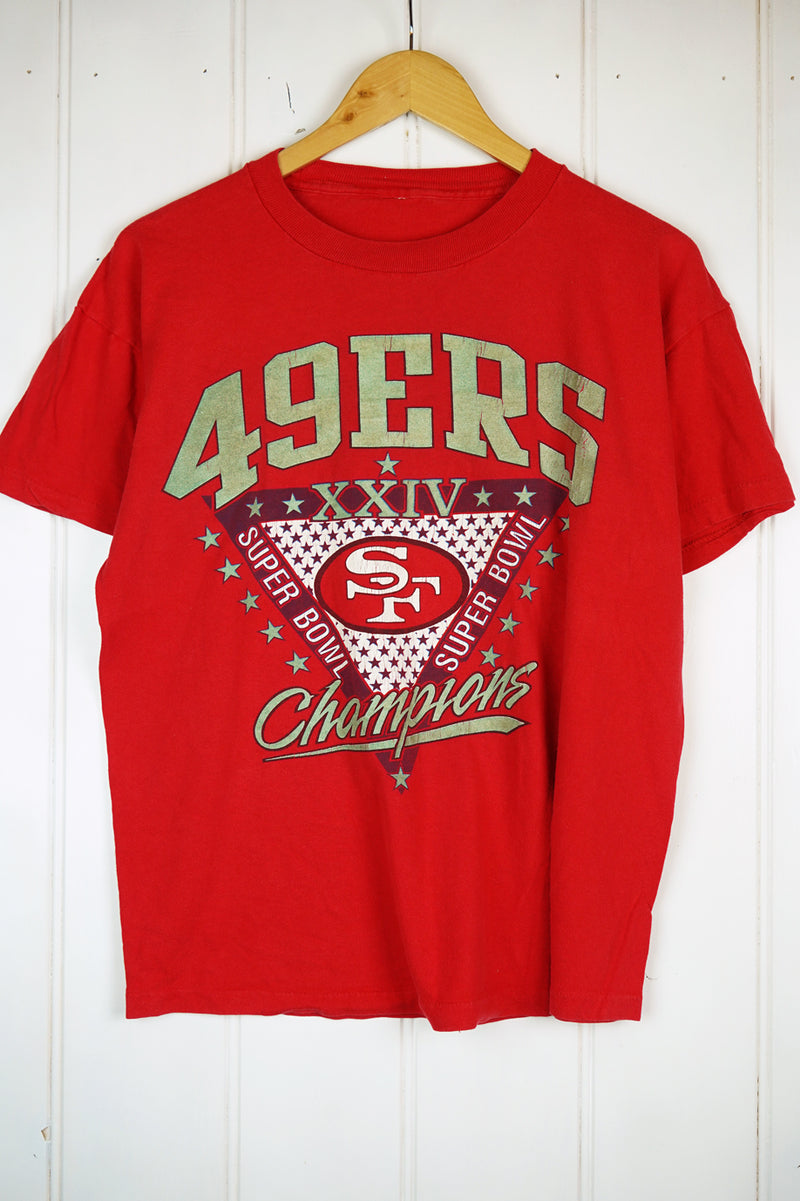 Vintage Sports - 49ers Red Tee - Medium