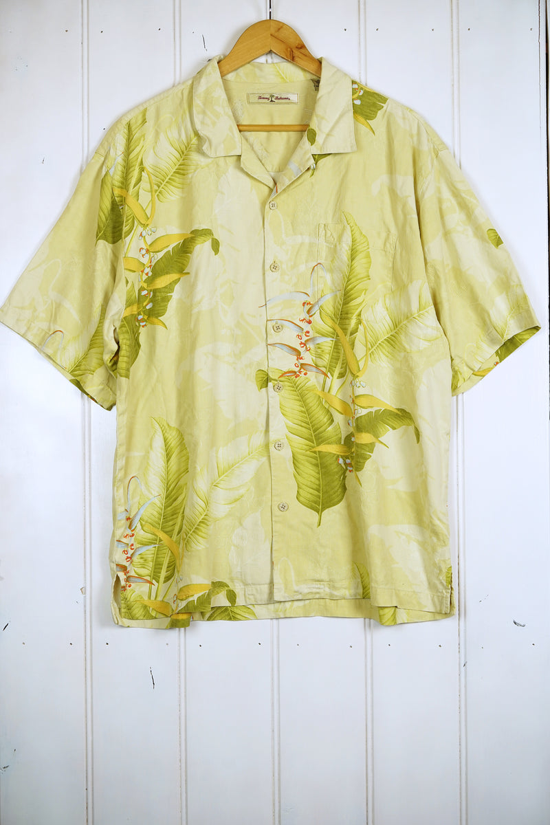Vintage Hawaiian Shirt - Tommy Bahama Shirt - XLarge