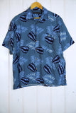 Vintage Hawaiian Shirt - Natural Issue Shirt - Large