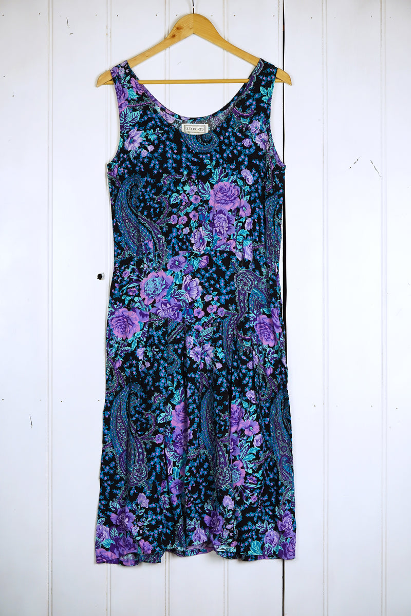 Vintage Dress - Roberts - Small