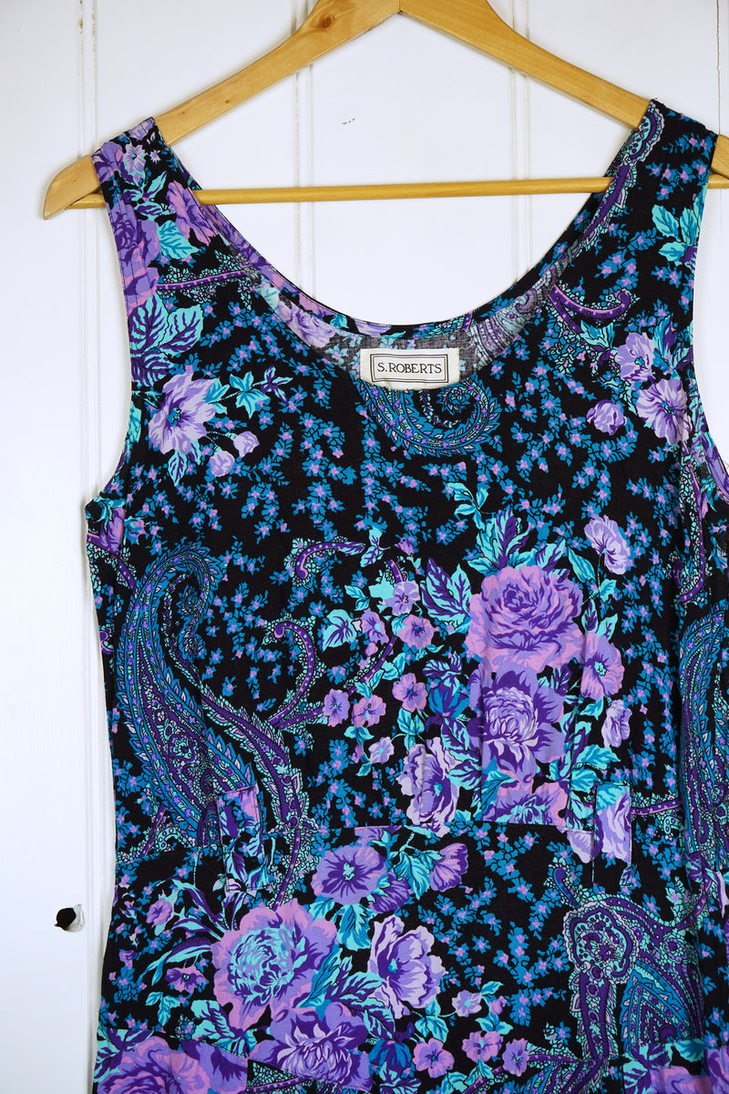 Vintage Dress - Roberts - Small