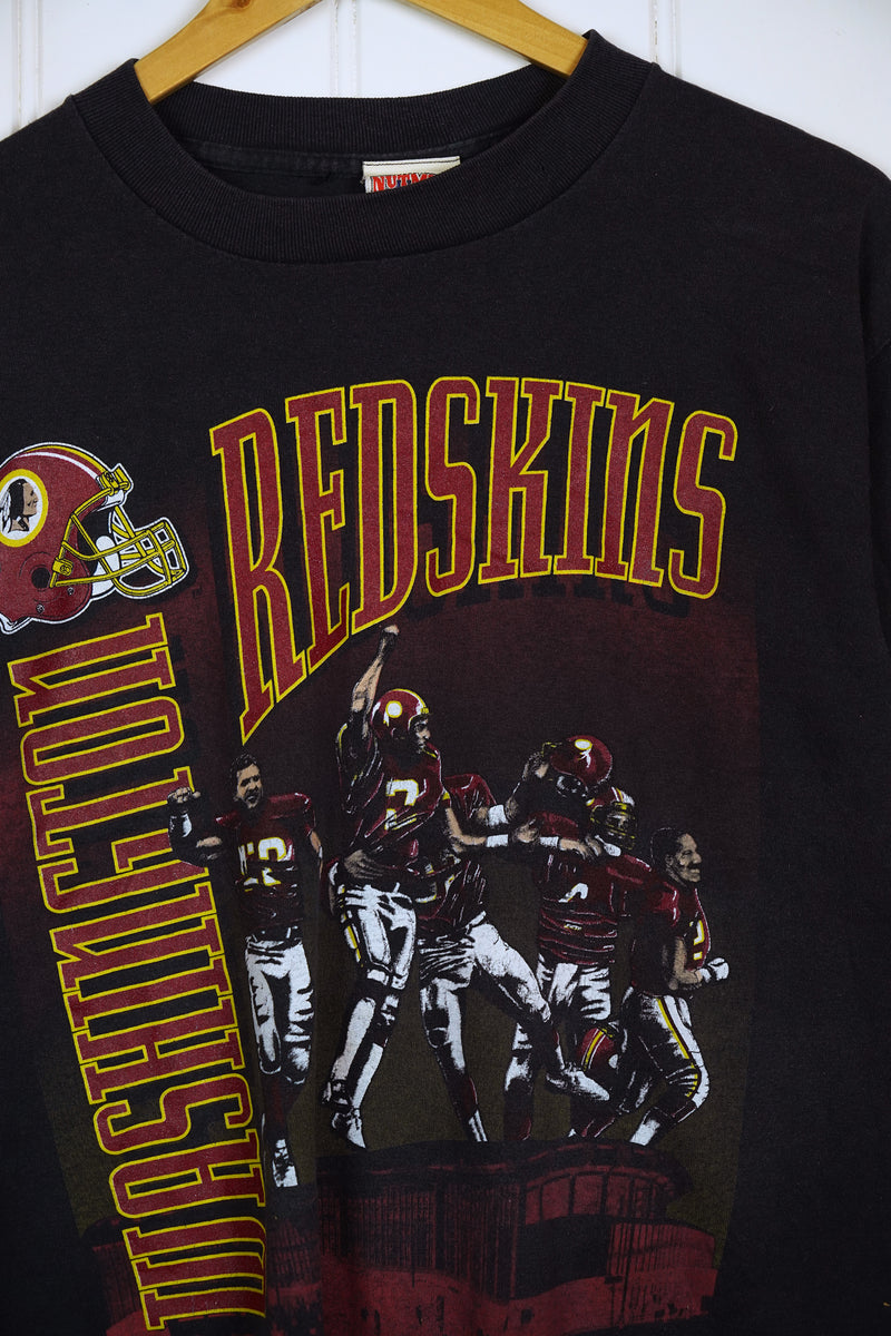 VINTAGE NFL WASHINGTON REDSKINS HOODIE SWEATSHIRT 1980S MEDIUM