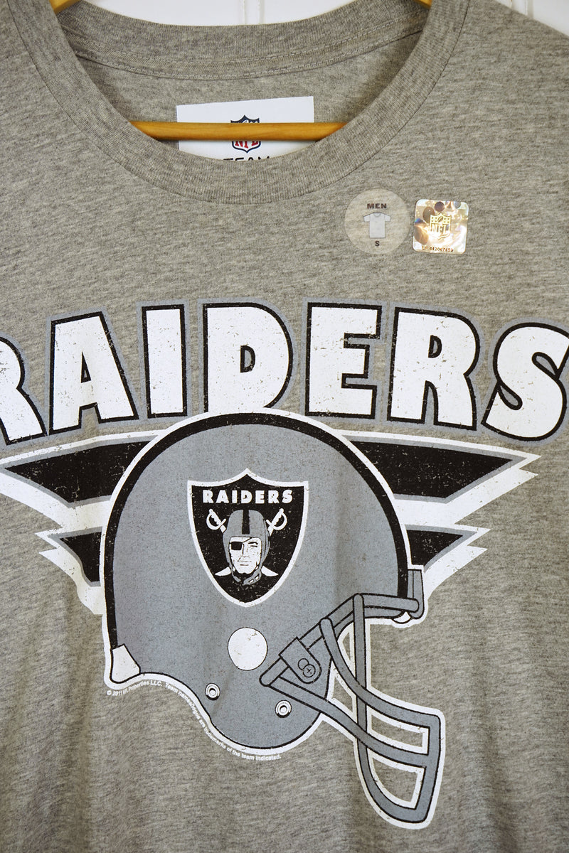 Preloved Sports - Raiders Grey Tee - Small