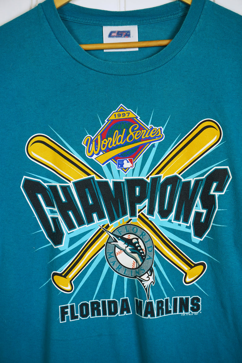 Vintage Florida Marlins World Series 1997 Deadstock T-shirt 