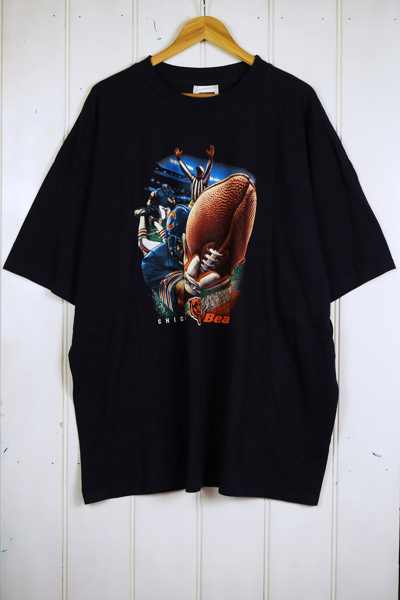 Vintage Sports - Chicago Bears Navy Tee - 3XLarge