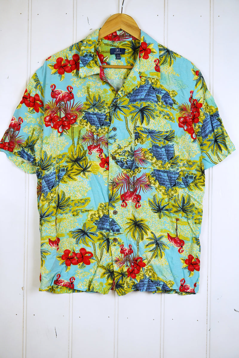 Vintage Party Shirt - George Shirt - Large