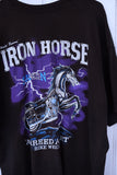 Vintage Harley - Iron Horse Black Tee - 3XLarge