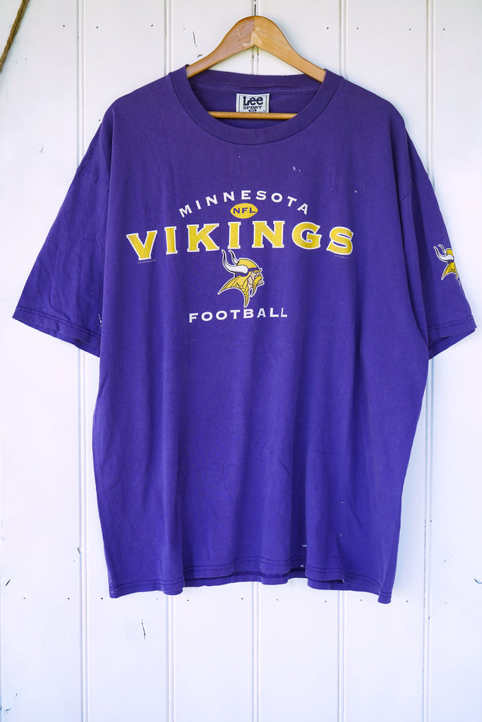 Vintage Sports - Vikings Purple Tee - 2XLarge