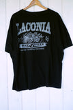 Vintage Harley - Laconia Only The Strong Survive Black Tee - 2XLarge