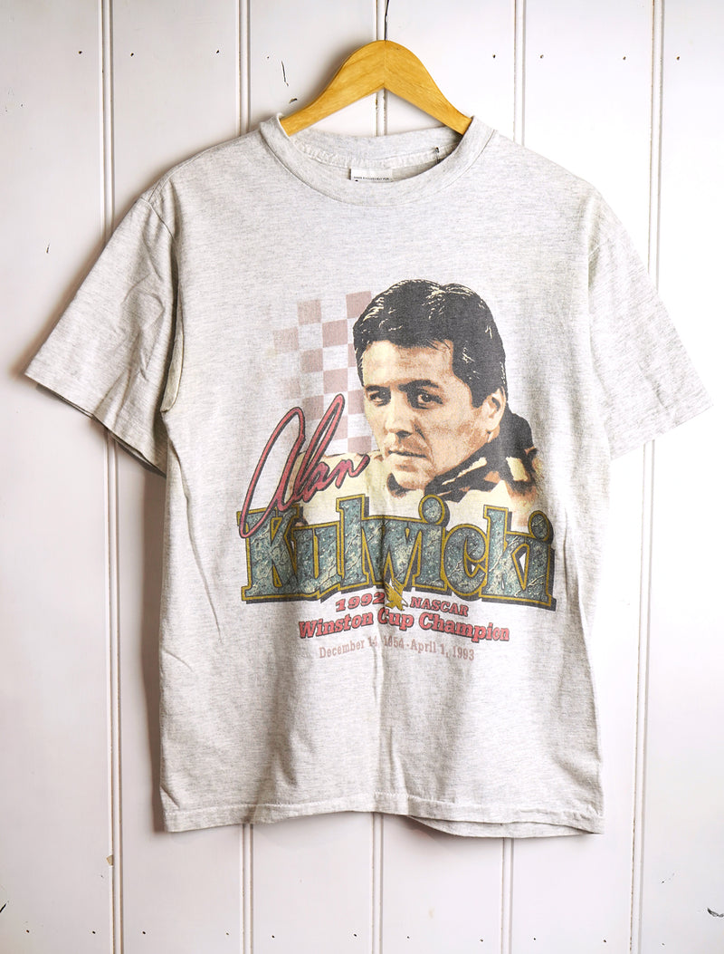 Vintage Nascar - 1992 Alan Kulwicki Grey Tee - Medium
