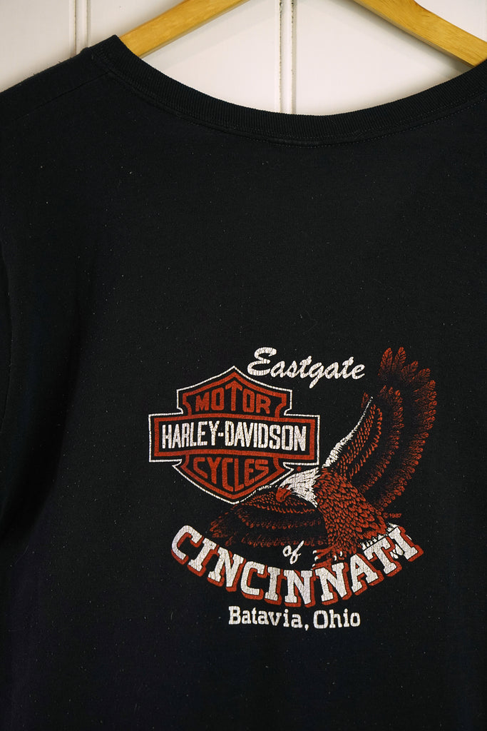 Vintage Harley - Beyond Ordinary Black T-Shirt Dress - Medium