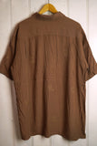 Vintage Hawaiian Shirt - Leila Kew Len Designs Brown - XLarge