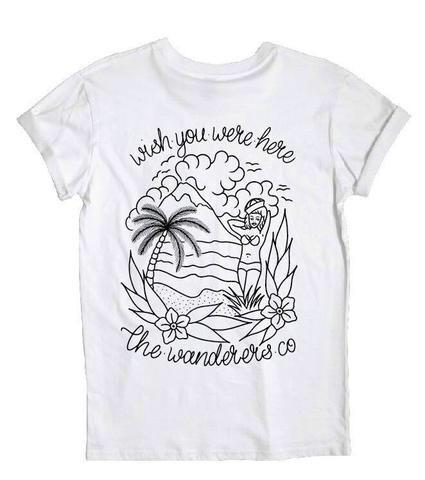 Wish You Were Here Tee - White