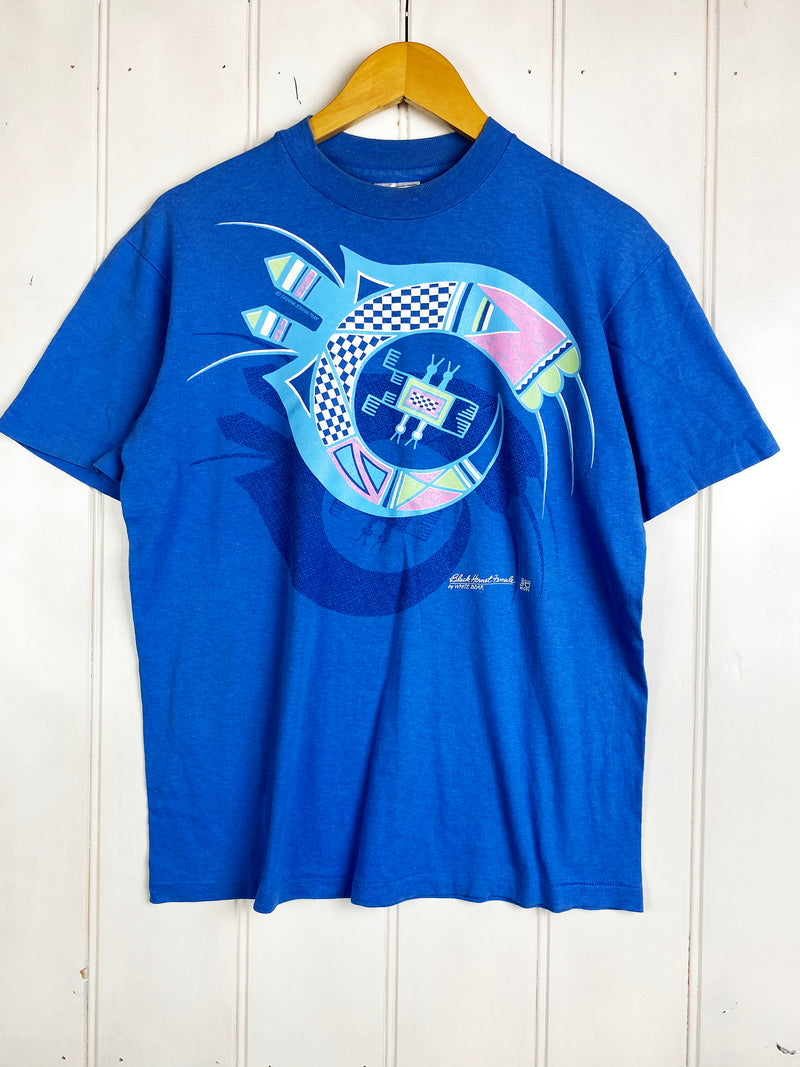 Vintage Pop Culture - Sedona Blue Tee - Medium