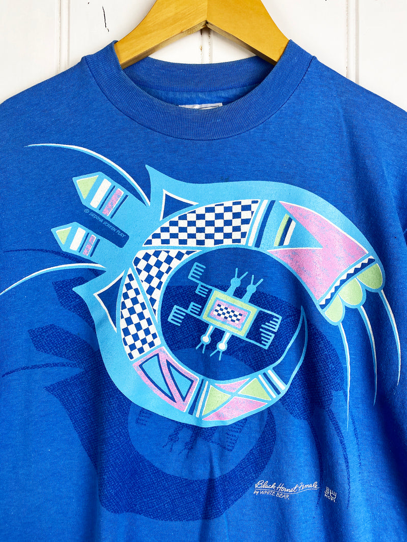 Vintage Pop Culture - Sedona Blue Tee - Medium