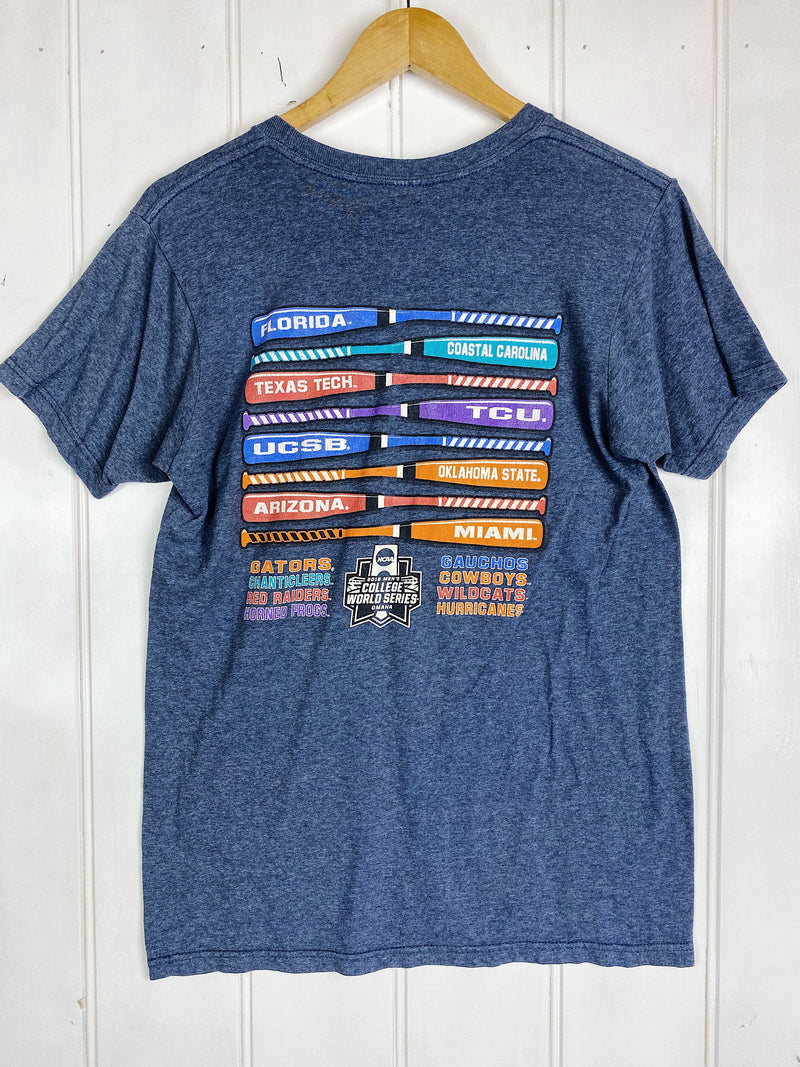 Preloved Sports - College World Series Blue Tee - Medium