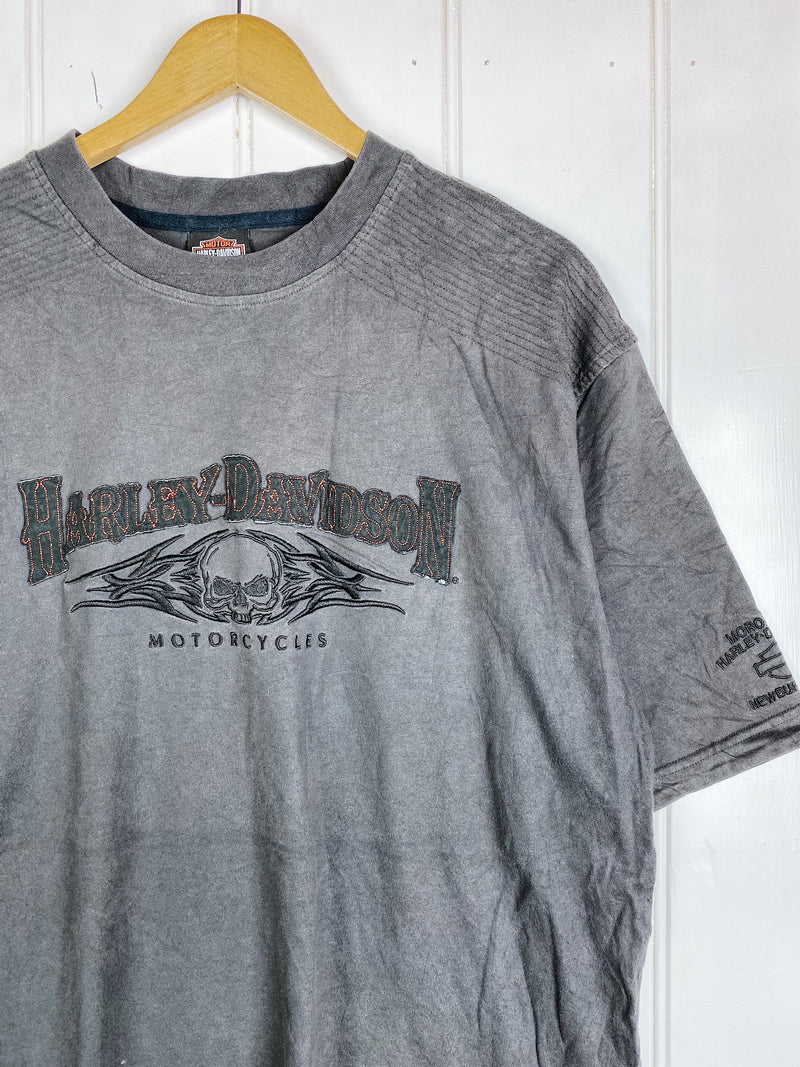 Vintage Harley - Maroneys Black Tee - XLarge