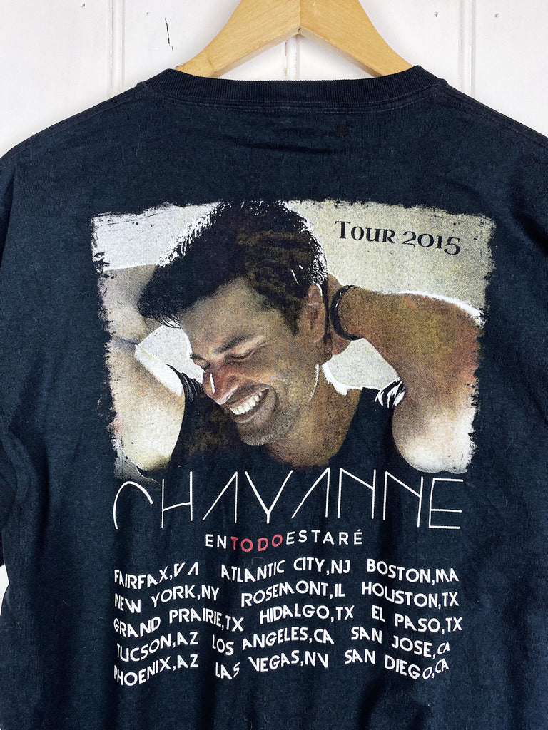Preloved Music - Chayanne Black Tee - Large