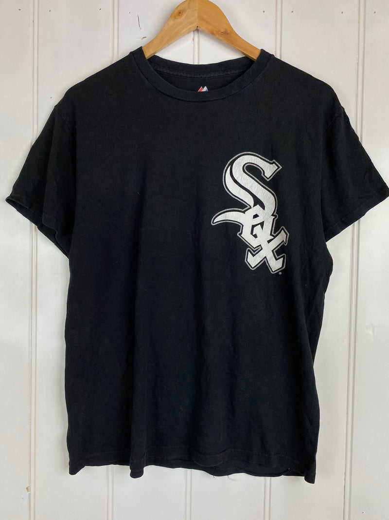 Preloved Sports - White Sox White Rios Black Tee - Medium