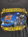 Vintage Harley - Easy Riders Discovering America Black Tee - Medium