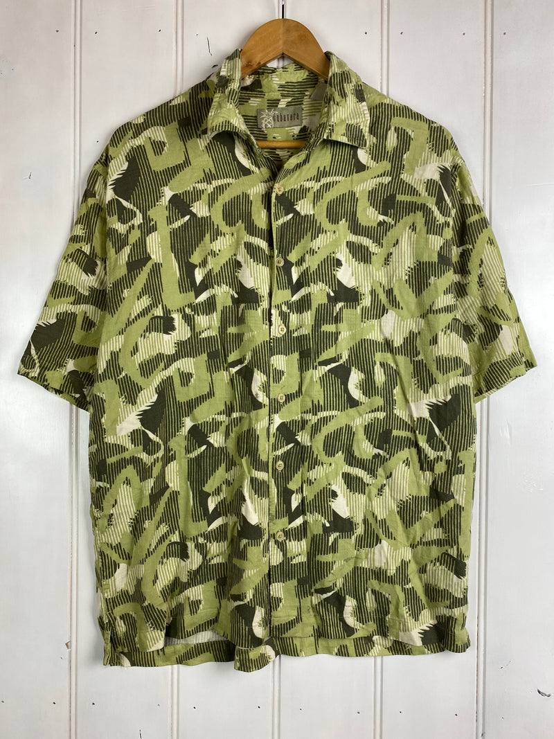 Vintage Party Shirt - Cubavera Shirt - Large