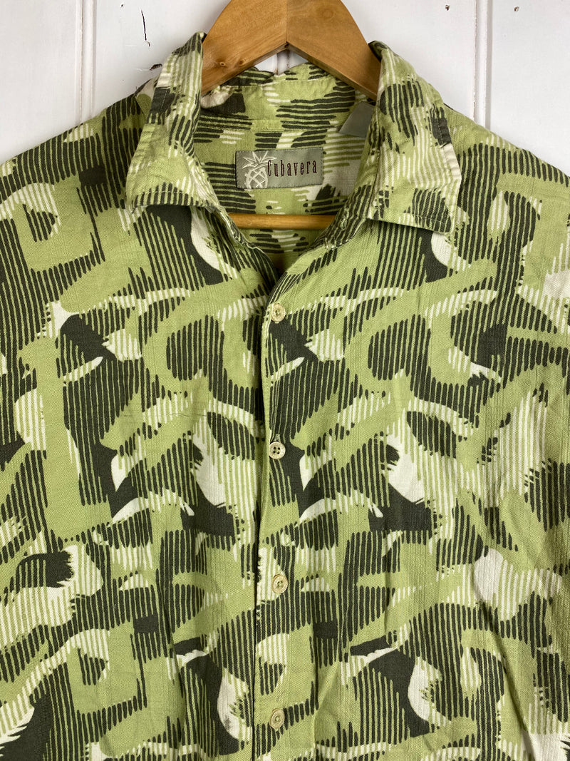 Vintage Party Shirt - Cubavera Shirt - Large