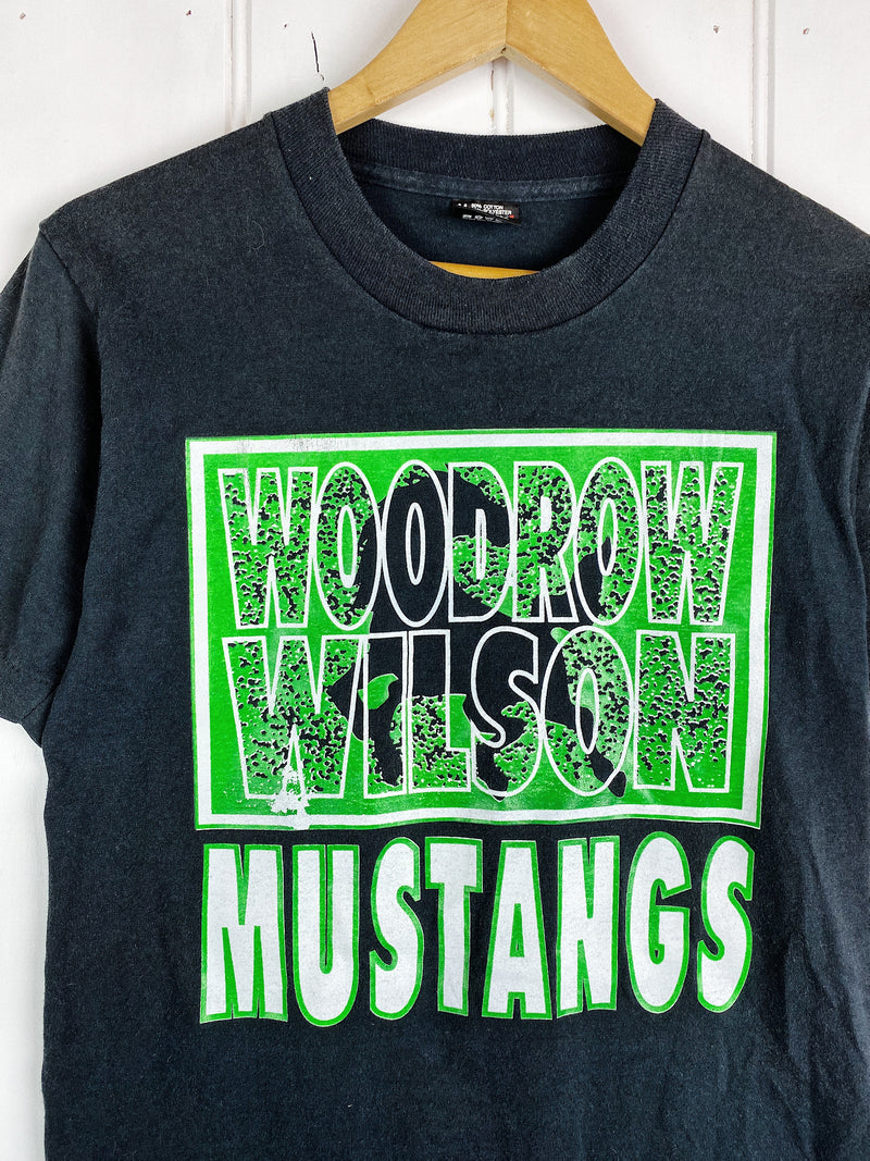 Preloved Animals - Mustangs Black Tee - Small