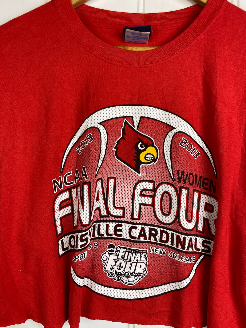 Preloved Sports - Cardinals Red Cropped Tee - XLarge