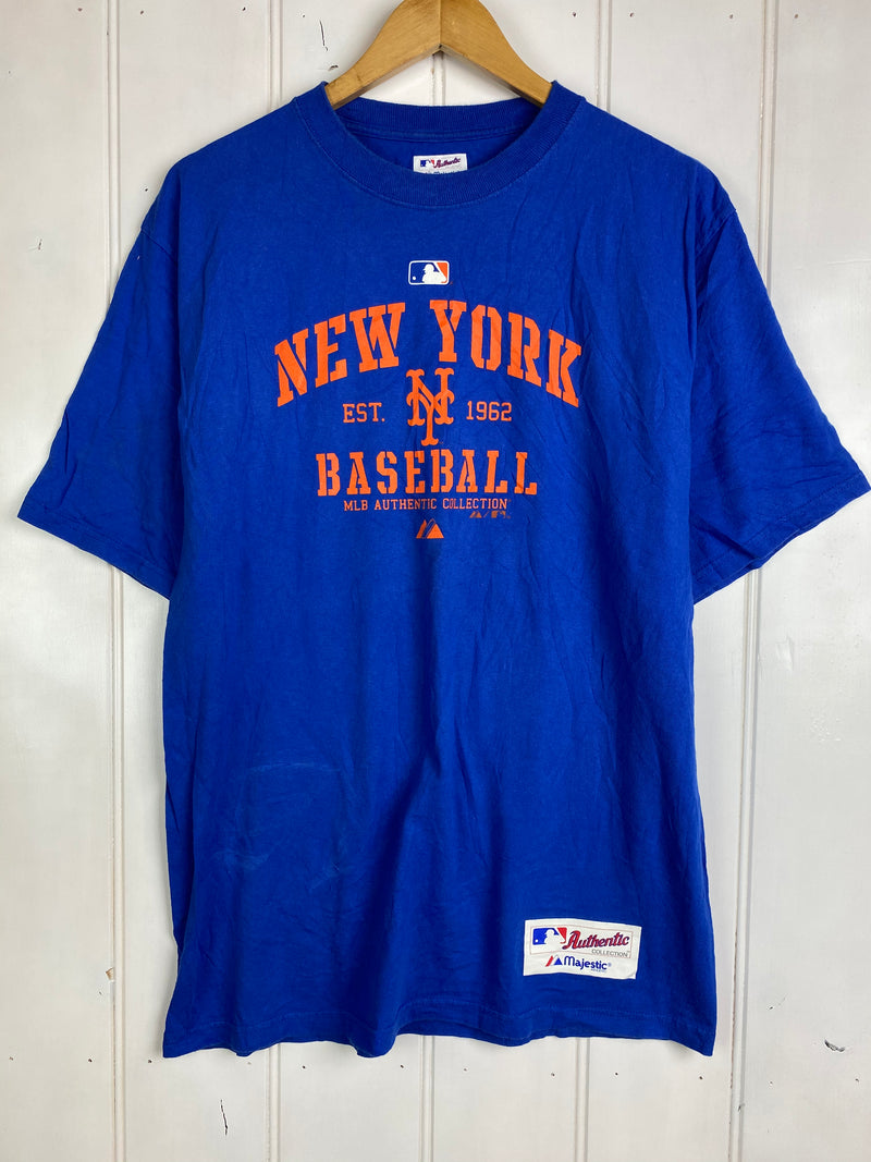 Preloved Sports - NY Baseball Blue Tee - Medium