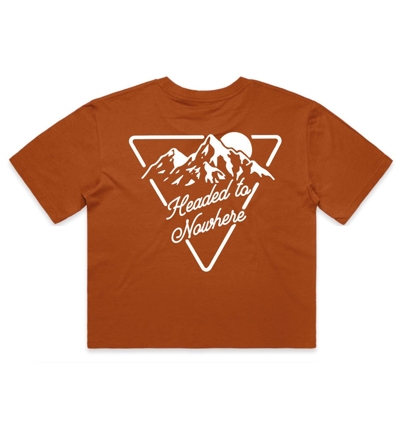 Headed to Nowhere Crop - Copper