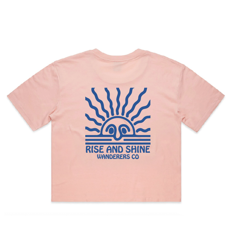 Rise and Shine Crop - Pink