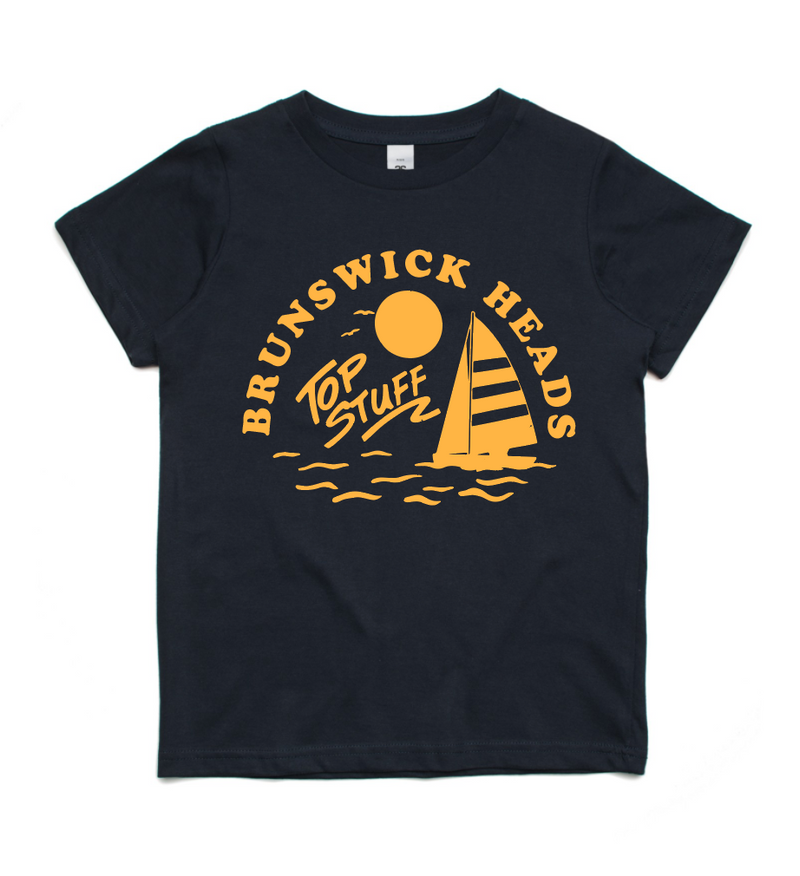 Top Stuff Brunswick Heads Kids Tee - Navy